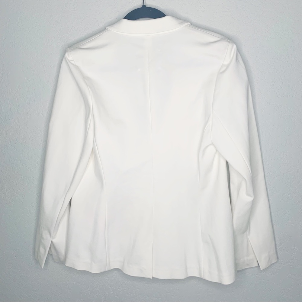 LAGENCE White Career Blazer New Large Long Sleeve - Picture 5 of 9